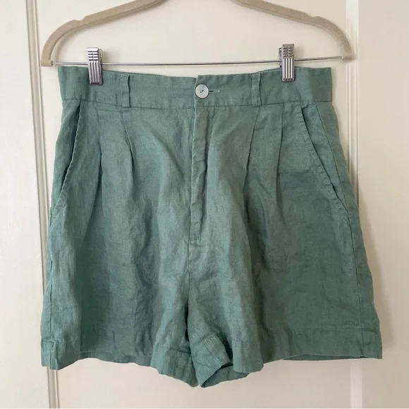 100% linen shorts - Picture 1 of 3